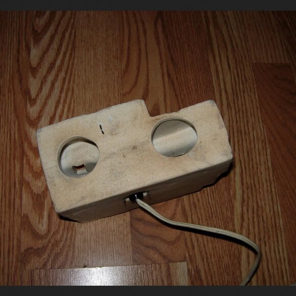 Southwest Native American Pottery Pueblo Adobe House Village Lamp - Picture 5 of 5